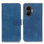 For Redmi Turbo 4 Pro KHAZNEH Retro Texture Flip Leather Phone Case(Blue)