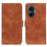For Redmi Turbo 4 Pro KHAZNEH Retro Texture Flip Leather Phone Case(Brown)