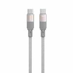 WK WDC-46 Magneto Series 1m 65W Type-C to Type-C Fast Charging Magnetic Data Cable(Grey)