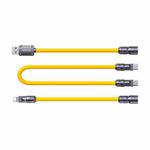 WK WDC-20 Mecha Series Silicone 1.4m 65W 4-in-1 Fast Charging Data Cable(Yellow)