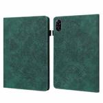 For Honor Pad X9 Peacock Embossed Pattern Leather Tablet Case(Green)
