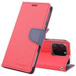 For iPhone 16 Pro Max GOOSPERY FANCY DIARY Cross Texture Leather Phone Case(Red)