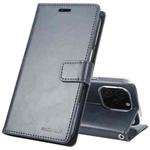 For iPhone 16 Pro Max GOOSPERY BLUE MOON Crazy Horse Texture Leather Phone Case(Dark Blue)