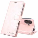 For iPhone 16 Plus GOOSPERY BLUE MOON Crazy Horse Texture Leather Phone Case(Rose Gold)