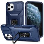 For iPhone 11 Pro Sliding Camshield Holder Phone Case(Blue)