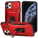 For iPhone 11 Pro Max Sliding Camshield Holder Phone Case(Red)