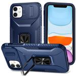 For iPhone 11 Sliding Camshield Holder Phone Case(Blue)