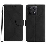 For Xiaomi 14T Pro 5G Global Stitching Embossed Leather Phone Case(Black)