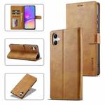 For Samsung Galaxy A06 4G LC.IMEEKE Calf Texture Leather Phone Case(Brown)