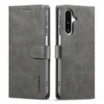For Samsung Galaxy A17 5G LC.IMEEKE Calf Texture Leather Phone Case(Grey)