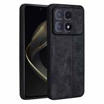 For Redmi K70 Ultra AZNS 3D Embossed Skin Feel Phone Case(Black)