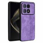 For Redmi K70 Ultra AZNS 3D Embossed Skin Feel Phone Case(Purple)