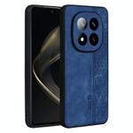 For Redmi Note 14 Pro 5G AZNS 3D Embossed Skin Feel Phone Case(Sapphire Blue)