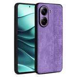 For Redmi Turbo 4 AZNS 3D Embossed Skin Feel Phone Case(Purple)