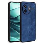 For Redmi K80 Pro AZNS 3D Embossed Skin Feel Phone Case(Sapphire Blue)