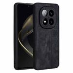 For Redmi Note 14 Pro 4G Global AZNS 3D Embossed Skin Feel Phone Case(Black)