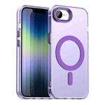 For iPhone 16e Candy Magsafe PC Hybrid TPU Phone Case(Purple)