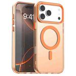 For iPhone 17 Pro Max Candy Magsafe PC Hybrid TPU Phone Case(Orange)