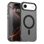 For iPhone 17 Air Candy Magsafe PC Hybrid TPU Phone Case(Black)