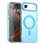 For iPhone 17 Air Candy Magsafe PC Hybrid TPU Phone Case(Blue)
