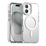 For iPhone 17 Candy Magsafe PC Hybrid TPU Phone Case(White)