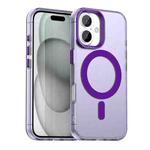 For iPhone 17 Candy Magsafe PC Hybrid TPU Phone Case(Purple)