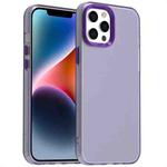 For iPhone 12 Pro Candy PC Hybrid TPU Shockproof Phone Case(Purple)