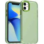 For iPhone 12 Candy PC Hybrid TPU Shockproof Phone Case(Green)