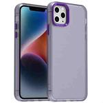 For iPhone 11 Pro Candy PC Hybrid TPU Shockproof Phone Case(Purple)