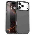 For iPhone 17 Pro Max Candy PC Hybrid TPU Shockproof Phone Case(Black)