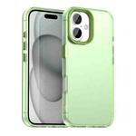 For iPhone 17 Candy PC Hybrid TPU Shockproof Phone Case(Green)