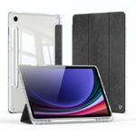 For Samsung Galaxy Tab S9 / S9 FE DUX DUCIS Unid Series PU+TPU Smart Tablet Case(Black)