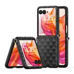 For Motorola Razr 50 Ultra DUX DUCIS Fitt Series TPU + PU Texture Full Cover Phone Case(Black)