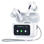 WEKOME WS-05 Chiscope Smart Color Screen Noise Reduction Wireless Bluetooth Earphones(White)