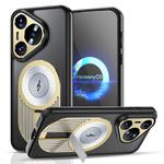 For Huawei Pura 70 Pro Heat Dissipation Aromatherapy MagSafe Holder Phone Case(Gold)