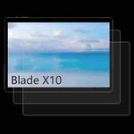 For ZTE Blade Tab X10 II 10.1 inch 2pcs 9H 0.3mm Explosion-proof Tempered Glass Film