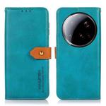 For Xiaomi 15 Ultra KHAZNEH Cowhide Texture Flip Leather Phone Case(Blue)