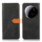 For Xiaomi 15 Ultra KHAZNEH Cowhide Texture Flip Leather Phone Case(Black)