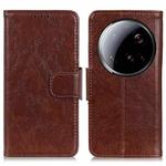 For Xiaomi 15 Ultra Nappa Texture Horizontal Flip Leather Phone Case(Brown)