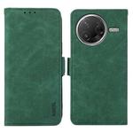 For Xiaomi Poco F7 Pro / F7 Ultra Global ABEEL Frosted Magnetic RFID Leather Phone Case(Green)