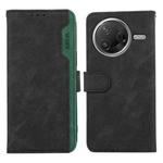 For Xiaomi Poco F7 Pro / F7 Ultra Global ABEEL Color Block Magnetic RFID Leather Phone Case(Black-Green)