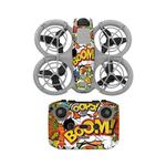 For DJI Neo Drone Body Remote Control Protective Sticker(Graffiti Boom)