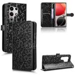 For itel S25 Ultra Honeycomb Dot Texture Leather Phone Case(Black)