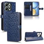 For itel A90 Honeycomb Dot Texture Leather Phone Case(Blue)
