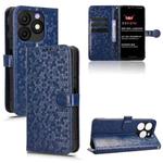 For itel Zeno 10 Honeycomb Dot Texture Leather Phone Case(Blue)