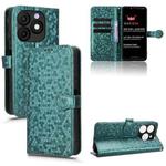 For itel Zeno 10 Honeycomb Dot Texture Leather Phone Case(Green)