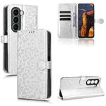 For itel A95 5G Honeycomb Dot Texture Leather Phone Case(Silver)
