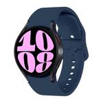 For Samsung Galaxy Watch 7 / 6 Button Style Quick Release Silicone Watch Band(Indigo Blue)