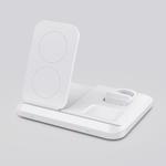 DW08 15W 3 in 1 Folding Wireless Charger(White)