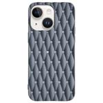 For iPhone 15 Plus Weave Cooling Solid Color TPU Phone Case(Grey)